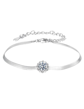 Pulsera chulada de plata P 925 Beauty con acabado pulido