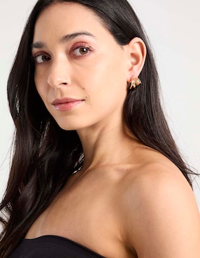 Set de aretes Lieb con acabado brillante
