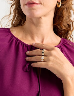 Set anillo Lieb liso