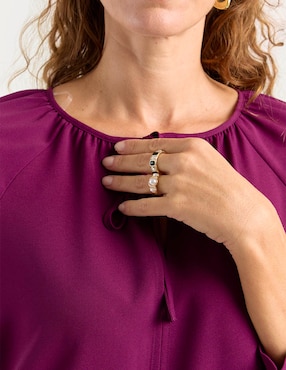 Set anillo Lieb liso