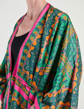 Salida de playa kimono Lien con amarre para mujer