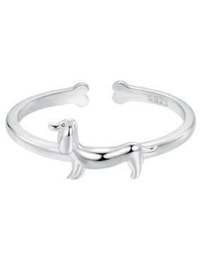 Anillo de perro Chulada Pets P 925 de plata pulido