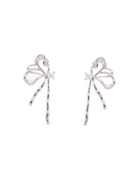 Aretes largos That's It con acabado brillante