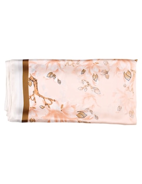 Mascada Map con estampado floral de seda para mujer