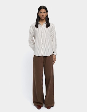 Camisa Parfois manga larga para mujer