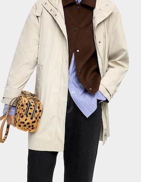 Gabardina con bolsillos Parfois para mujer