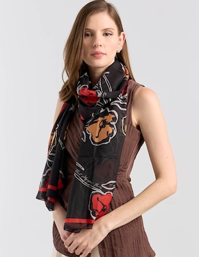 Pashmina Karl Lagerfeld Paris con estampado floral para mujer