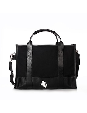 Bolsa crossbody Peanuts Black Varnish Snoopy para mujer
