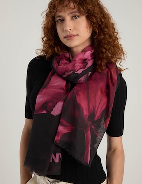 Pashmina Dkny con estampado floral para mujer