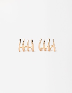 Aretes largos Parfois acabado pulido