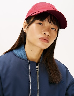 Gorra visera curva cerrada Tommy Hilfiger TJW Linear Logo para mujer