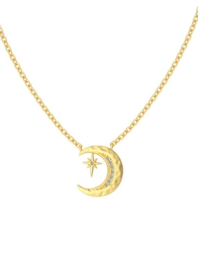 Collar de luna Yoiko Astoria de plata P 925