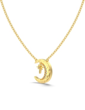 Collar de luna Yoiko Astoria de plata P 925