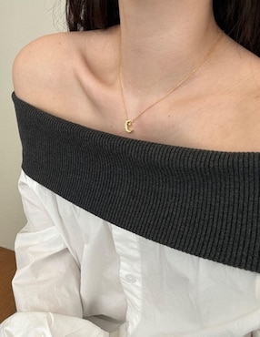 Collar de luna Yoiko Astoria de plata P 925