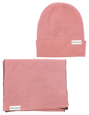 Set bufanda y gorro Dockers de mujer