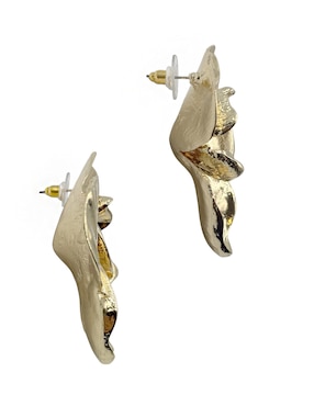 Aretes largos de flor Map Accesorios Dama