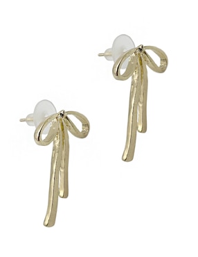 Aretes largos de moño Map