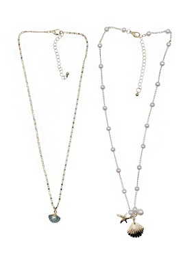 Set collar de concha map