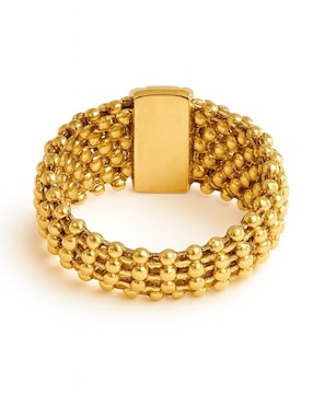 Anillo Casa Michel Joyeria 14 k de oro amarillo semi mate