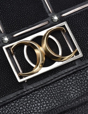 Bolsa clutch Cuadra de piel para mujer
