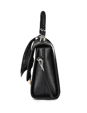Bolsa satchel Cuadra de piel para mujer