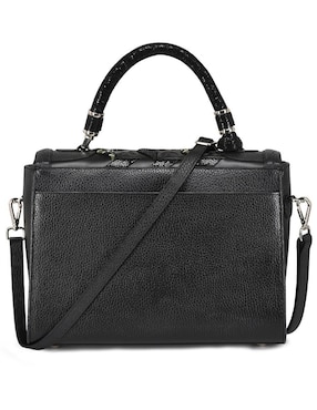 Bolsa satchel Cuadra de piel para mujer