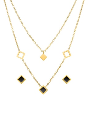 Aretes y collar Nuvi