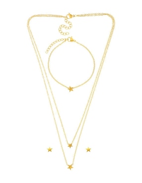 Aretes, collar y pulsera de estrella Nuvi