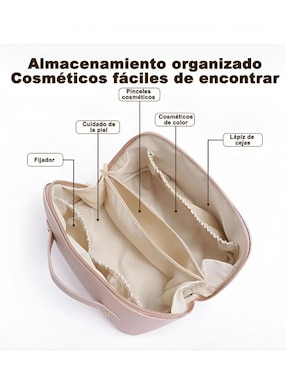 Cosmetiquera multiusos Xtellar impermeable de cuero unisex