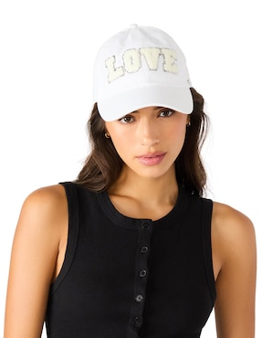 Gorra visera curva hebilla casual Steve Madden para mujer