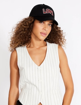 Gorra visera curva hebilla casual Steve Madden para mujer