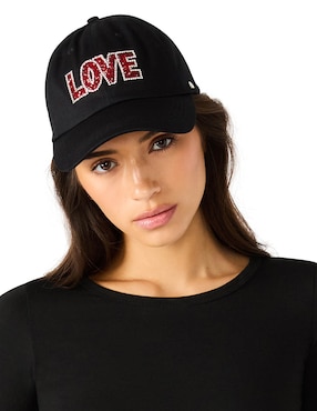 Gorra visera curva hebilla casual Steve Madden para mujer