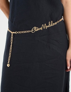 Cinturón Steve Madden de metal para mujer