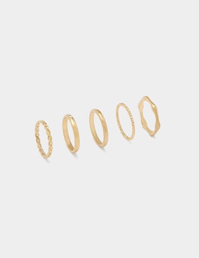 Anillo Parfois Golden Basics