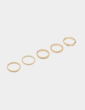 Anillo Parfois Golden Basics