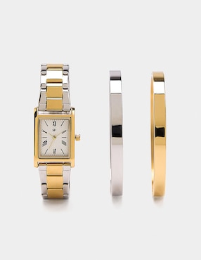 Reloj Parfois Gold Tray para mujer 241286