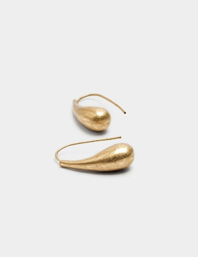 Set de aretes Parfois Golden Basics