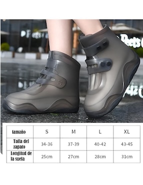 Impermeable zapatos xtellar 2 piezas (si applica)