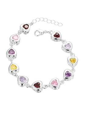 Pulsera Xtellar con cristal con acabado brillante