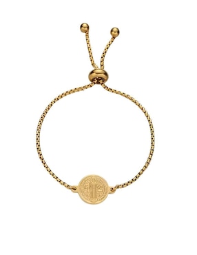 Pulsera Xtellar con acabado chapa de oro 14 K