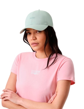 Gorra visera curva correa ajustable casual Levi's para mujer