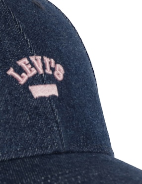 Gorra visera curva correa ajustable casual Levi's para mujer