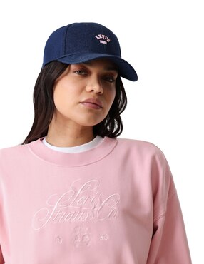 Gorra visera curva correa ajustable casual Levi's para mujer