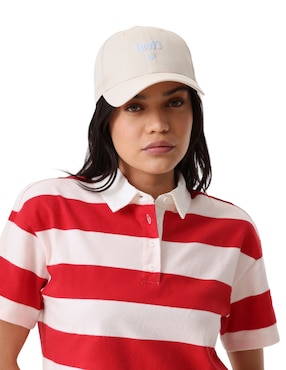 Gorra visera curva correa ajustable casual Levi's para mujer