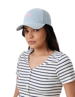 Gorra visera curva correa ajustable casual Levi's para mujer