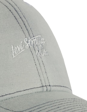 Gorra visera curva correa ajustable casual Levi's para mujer