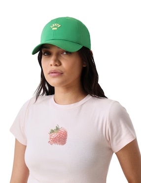 Gorra visera curva correa ajustable casual Levi's para mujer