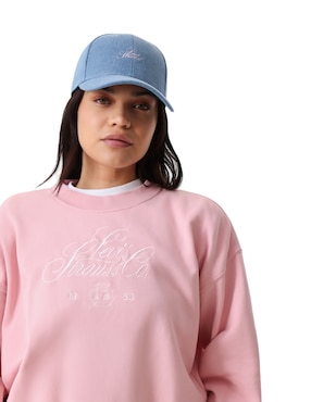 Gorra visera curva correa ajustable casual Levi's para mujer