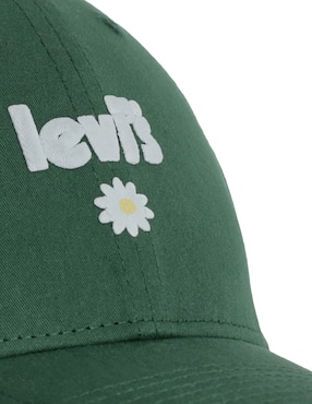 Gorra visera curva correa ajustable casual Levi's para mujer
