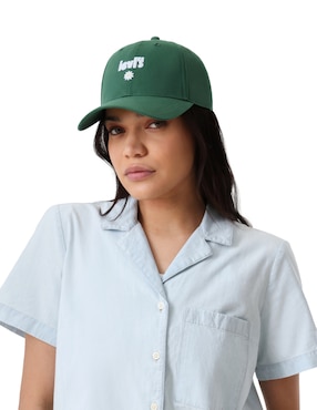 Gorra visera curva correa ajustable casual Levi's para mujer